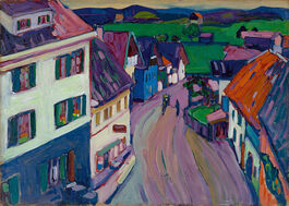 Wassily Kandinsky: Murnau – Johannisstrasse from a Window of the Griesbräu